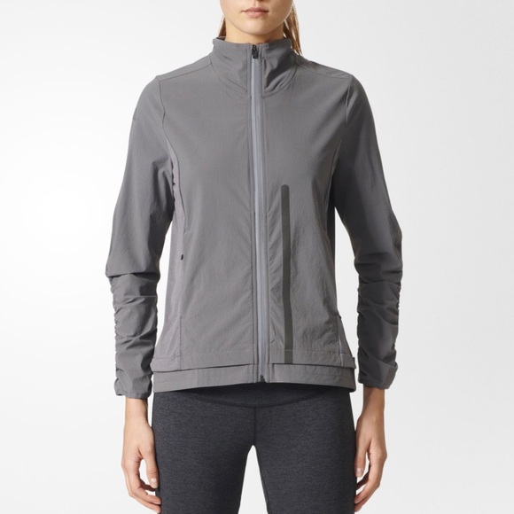 routed adidas windbreaker